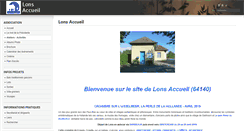 Desktop Screenshot of lons-accueil.fr